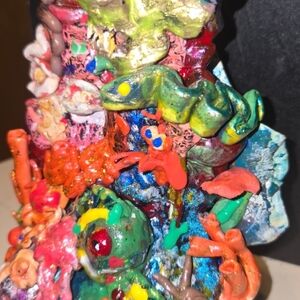Colorful Abstract Sculpture